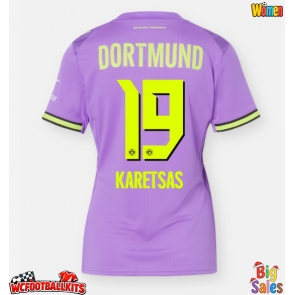 Borussia Dortmund Konstantinos Karetsas #19 Replica Third Stadium Shirt for Women 2026-27 Short Sleeve